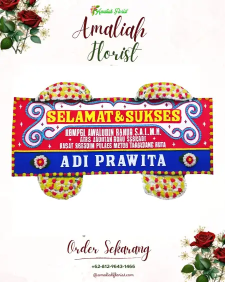 Papan Bunga Ucapan Selamat Banyu Asih